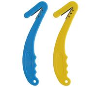 2 Piezas Herramienta de Eliminación de Etiquetas de Piel Herramienta de Eliminación de Etiquetas de Seguridad de Orejas de Ganado de Plástico Portátil con Orificio para Eliminador de de Seg