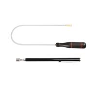 2 Piezas Herramienta Recogedor Magnético, Barra Magnética Telescópica para Taller, 60CM Herramienta de Recogida Iman Flexible para Recolectar Piezas Pequeñas Objetos Metálicos (1.5LB, 2LB)