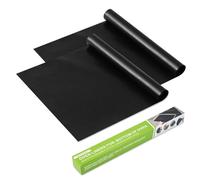 2 Piezas Hoja de Revestimiento de Horno 63.5x40.5 cm - Protectores de Horno Resistentes, Antiadherentes y Reutilizables Grandes para la Parte Inferior de los Hornos