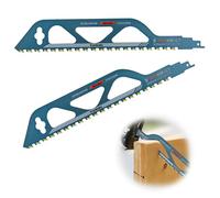 2 Piezas Hojas de Sierra Sable, 305mm Sierra de Sable, Carburo de Tungsteno, Profesión Hojas para Sierra Alternativa, Accesorios Hoja Sierra Sable Universal para Metal, Madera, Ladrillo (S1243HM)