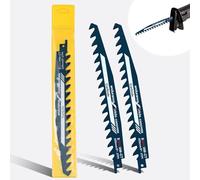 2 piezas Hojas Sierra Sable,Para hormigón celular, ladrillo, losas de cemento y hormigón, 225 mm,Perfectamente compatible con varias marcas de cuchillos