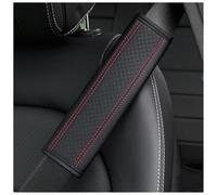 2 Piezas Hombreras para Audi A3 Cabriolet 2008-2013, Protectores de Cinturones de Seguridad para Coche Desmontable Comodidad Accesorios,Black-Red
