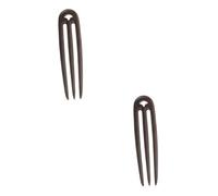2 Piezas Horquilla hecha a mano joyas para el cabello palo para moño pinzas para el cabello hanfu pelo decorativo palos de pelo para bollos horquillas para cabello grueso Sándalo MAGICLULU