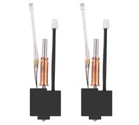 2 piezas Hotend Kit para Anycbic Kobra 3 0,4 mm boquilla de latón Anycubic Kobra 3 Hotend con 2 unidades, extrusora de impresora 3D V5 J-Head cabezal de impresión 24 V cartucho de calefacción de