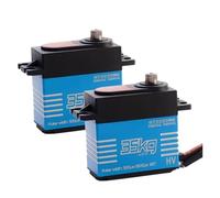 2 piezas impermeable 35 kg 40 kg servo digital engranaje de metal brazo 25T de alta velocidad(2x35kg 180 Degree)