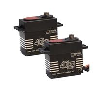 2 piezas impermeable 35 kg 40 kg servo digital engranaje de metal brazo 25T de alta velocidad(2x40kg 180 Degree)
