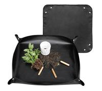 2 Piezas Impermeable Estera de Jardinería, Plegable Estera de Trasplante de Plantas, Cojín de Plantación Plegable Trasplante Pad, Jardinería Maceta Estera para Jardín Suculentas, Planta Suculentas