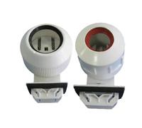 2 Piezas Impermeables T5 T8 A Prueba De Polvo G13 G5 CFL Rejilla Tubo LED Fluorescente Portalámparas Soporte De Tornillo Enchufe De Luz De Pecera De Acuario(T8 G13)