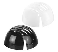 2 Piezas Inserto de Gorra de Seguridad contra Golpes PE Ligero | Carcasa Negra, Formas Adorables, Acabado Simple y Suave, Artesanía Fina