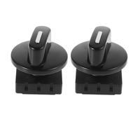 2 Piezas Interruptor Giratorio de Repuesto, Selector 4 Posiciones | 13a 125v y 10a 250v, ABS Negro, Perilla Incluida para Equipos de Doble Motor