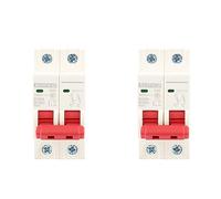 2 piezas interruptores seccionadores/disyuntores de 500V 40A CC, DZ47-63Z-2P, montaje en carril DIN de 35mm, interruptor seccionador PV, interruptor seccionador para instalación solar, interruptor