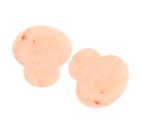 2 Piezas Jabón de Sal Exfoliante Rosa en Forma de Hongo para Ducha | Minerales, Espuma Rica, Limpieza Profunda y Aroma Natural, Masaje Spa, Alivio Muscular