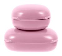 2 Piezas Jabonera de Viaje Tapa, Caja Portátil para Jabón, Rosa | PE y PP, Agujeros de Drenaje, Protege la Pastilla y Reduce Desorden, para Viaje y Encimera