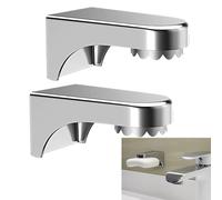 2 Piezas Jabonera magnética, jabonera magnética sin taladrar, jabonera magnética, jabonera magnética, jabonera, para Ducha, bañera y Fregadero de Cocina