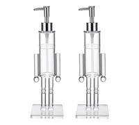 2 Piezas Jaboneras Navideñas, Cascanueces Navideños De Acrílico, Dispensador De Jabon Navideño Para Trastes, Baño Navidad, Dispensadores De Jabón Para Baño Cocina, Dispensador De Shampoo Para Regadera