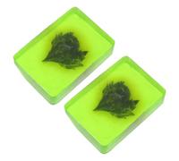 2 Piezas Jabones de Baño de Ajenjo Verde, Artesanales