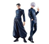 2 piezas JJK Anime Figura Gojo Satoru/Geto Suguru Figura de Acción Estatua PVC Modelo 18 cm Anime Dibujos Animados Figura Decoración de Mesa Regalo para Fans