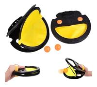2 Piezas Juego de Atrapar Pelotas Pesca, Juego de Pelota con Velcro para Atrapar y Lanzar, Outdoor Yard Game con 4 Bolas Adecuadas para Jardines, Parques o Playas