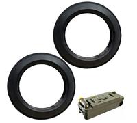 2 Piezas Junta De Silicona Para Inodoros De Camping Compatible Con Thetford C200, C250, C400, C2, C3, C4,Junta De Repuesto Para Thetford(Negro)