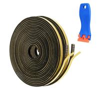 2 Piezas Junta Placa Vitrocerámica Autoadhesiva, 2x5m Cinta de Sellado para Placa de Cocina con Rascador, 6mmx3mmx5m Cinta Vitrocerámica al Calor para Embellecedor Vitrocerámicas Fregaderos Empotrados