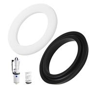 2 Piezas Juntas de Tanque para Geberit Junta de Goma Arandela de Válvula de Descarga Campana de Levantamiento Ø63 x 32 mm e Indicador de Bajo Ø68 x 46 mm Para 816.418.00.1 818.109 240.282.00.1 890.615