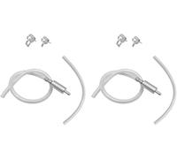 2 piezas, kit de manguera de purga de freno de 2 piezas, hecho de, en válvula de retención, esta herramienta permite fluir, operación amigable: diseñado para fácil uso, operación por persona, este kit
