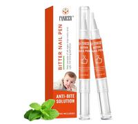 2 piezas Lápiz contra morderse las uñas,Esmalte Para No Morderse las Uñas,Ayuda a Dejar de Morderse las Uñas,para a No Chuparse los Dedos,Invisible transparent