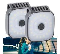 2 piezas LED Clip Lampe, Clip Lampe, Running Light Headlamp on Linterna, Recargable Clip Lampe, Alto Brillo Luz de Pecho Luz Nocturna Clip Luz para Correr Escalada Corredor Camping Senderismo