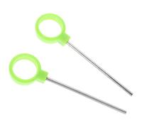 2 Piezas Lente Cóncava de Mano para Enseñanza Física, Foco 5cm | Instrumento Didáctico para Laboratorios y Experimentos Científicos, Plástico y Metal, Fácil Limpieza Color Aleatorio
