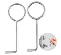 2 Piezas Llave Maestra para Abrir Puertas Llaves Universales de Acero Inoxidable Ganzuas Cerrajeria Profesional abre casi cualquier puerta, llave universal para puertas de habitaciones, herramientas d