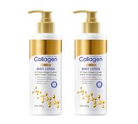 2 Piezas Loción Corporal De Colágeno, Crema Hidratante Anti-Arrugas De Colágeno, Loción Reafirmante Corporal Para El Cuidado De La Piel, Nutriente, Reafirmante Y Suave Para El Cuerpo