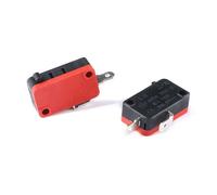 2 piezas/lote V-15-3C25 V-15-2C25 Interruptor de límite micro momentáneo 5A 250V Botón pulsador Brazo de palanca de rodillo de bisagra larga Acción rápida LOTE(V-15-3C25)