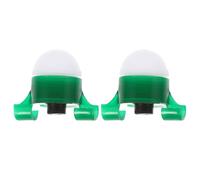 2 Piezas Luces de Alarma para Pesca Led, PC para Uso Nocturno | Fiesta Verano, Diseño Creativo y Práctico, Portátil y Ligero, Alimentación por Batería
