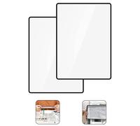 2 Piezas Lupas de Páginas, Rectangular Lupa, Rectangular Lupa de Lectura, Lupa de Página de Lente, Lupa De Lectura para Personas Mayores Ancianos, Ideal para Leer Pequeñas Impresiones y Baja Visión