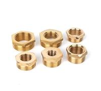 2 piezas M5 M6 M8 M10 M12 M14 M16 M20, rosca métrica macho a hembra, reductor de latón, adaptador conector tubería ICXLPMC (F M20x1.5-M M27x2)(F M14x1.5 M BSP3l4)