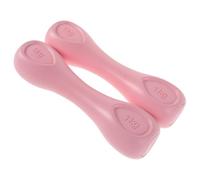 2 Piezas Mancuernas para Mujer de Hierro Fundido, Ligeras, Rosa | Agarre Cómodo y Antideslizante, Diseño Compacto para Casa, Adecuado para Fuerza y Tonificación, Set de Entrenamiento