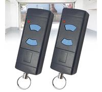 2 Piezas Mando Garaje Universal, Mando Puerta Garaje Mando 868MHz Mandos Puertas Automaticas Copiadora de Llaves Clonación de Plástico Inalámbrico Control Remoto Mando a Distancia del Llavero