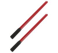 2 Piezas Manija Hidráulica de Reemplazo, Acero Rojo | Agarre Ergonómico de Goma, una Sola Sección, para Remolques y Taller Mecánico