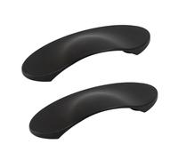 2 piezas Manillas de Aleación de zinc Armarios,Perillas Gabinete en forma de concha,Manija de Puerta Tirón,Tiradores Hogar Muebles de Cocina Hardware,Asas de gabinete (Hole pitch 64mm,black)