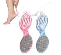 2 Piezas Máquina De Roce De Pie De Doble Cara, Herramientas De Pedicura, Accesorios Para El Cuidado De Los Pies, Máquina Creativa De Frotamiento De Pies, Cepillo De Limpieza De Pies.