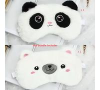 2 piezas, Máscara de Dormir de Dibujos Animados, Máscara para Fiestas de Juegos, Máscara de Dormir para Viajes, Cómoda, Transpirable, , y Portátil