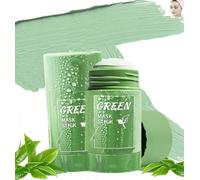 2 Piezas Mascarilla Limpiadora de Té Verde,Green Tea Mask Stick,Hidratación, Mascarilla Sólida para una Limpieza Profunda y Cuidado Facial,Adecuado para la mayoría de los tipos de piel