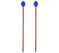 2 piezas Mazos de Percusión para Marimba Madera de Arce con Cabeza de Oliva Dura Palos de Baqueta para Xilófono y de Lengua Ligeros y Duraderos para Músicos Color Aleatorio