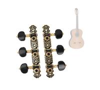 2 piezas mecánicas para guitarra clásica, 3L 3R sintonización, clavijas de guitarra acústica, accesorios de metal para guitarra clásica