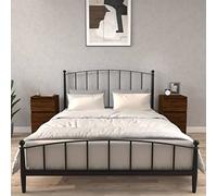 2 Piezas, Mesitas de Noche Blancas, Juego de Mesita de Noche para Dormitorio (Roble marrón #06)