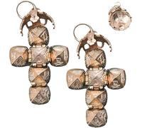 2 Piezas Mini Colgante De Esferas Masónica Transformable, Collar Vintage De Mini Esferas Masónica, Ad-ornos De Mochila Con Cruz Transformable, Regalos Divertidos De Amistad Para Hermano Y Mejor Amigo