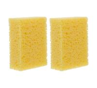 2 Piezas Mini Esponjas Amarillas, Control Preciso | Herramienta Ligera para Talleres Domésticos, Acabado Suave en Arcilla, Uso Estudiantes y Artistas