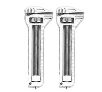 2 piezas mini llave multiherramienta ajustable compacta multifuncional abrebotellas llave inglesa para la preparación diaria, mochilero, camping,