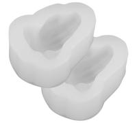 2 Piezas Molde Colgante DIY de Silicona para Mano de Buda | Flexible, Reutilizable y Transparente, Blanco, para Chocolate, Arcilla Polimérica y Adorno de Coche