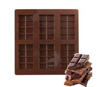 2 piezas molde de silicona chocolate molde de silicona muy profundo, molde de chocolate de silicona para fundir cera sin rumbo velas chocolate moldes para hornear